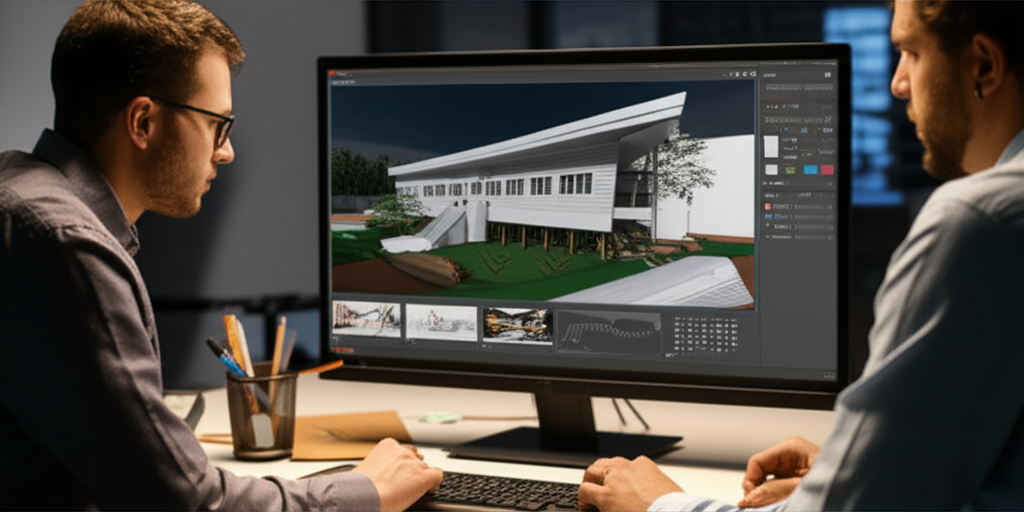 ساخت انیمیشن معماری با هوش مصنوعی در تریدیفای